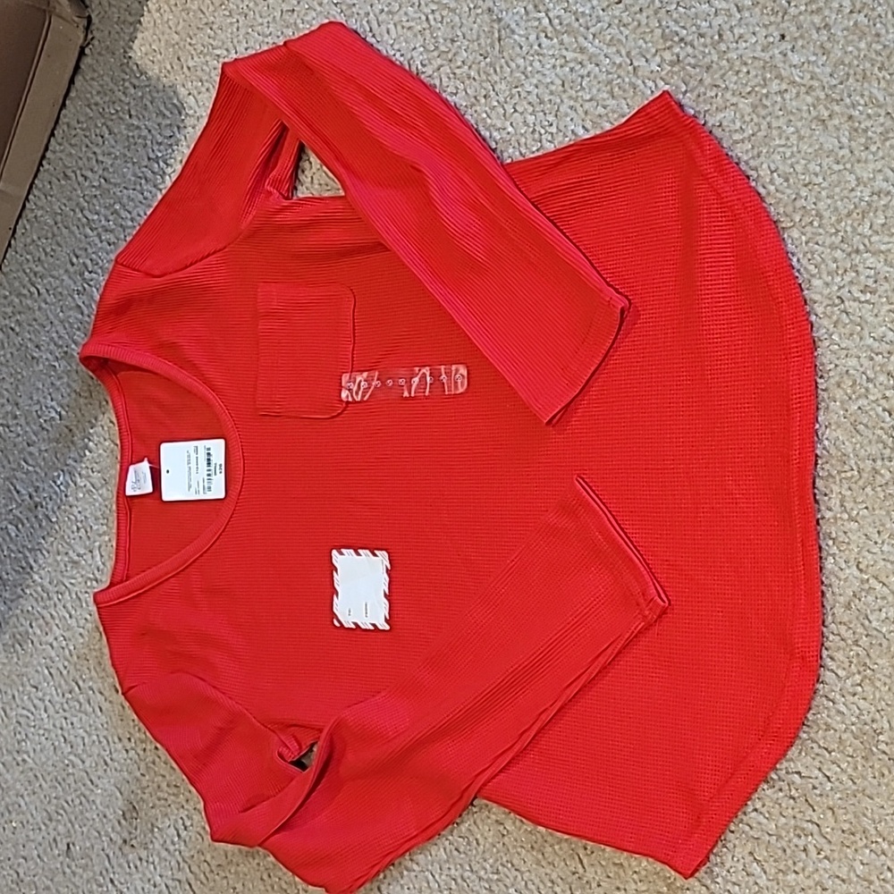 Red Sleep Shirt